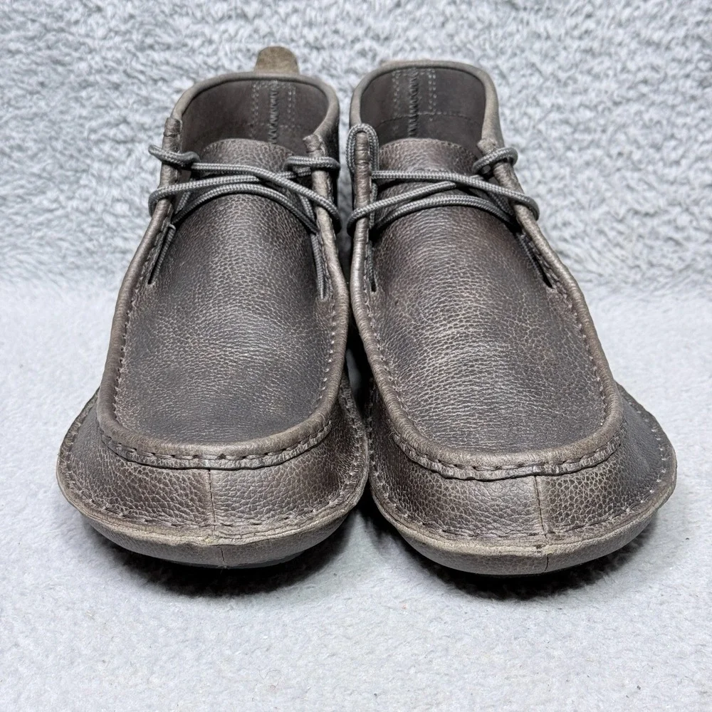 Tamarindo Jetty Mens‎ Size 12 Chukka Boots Gray Taupe Leather